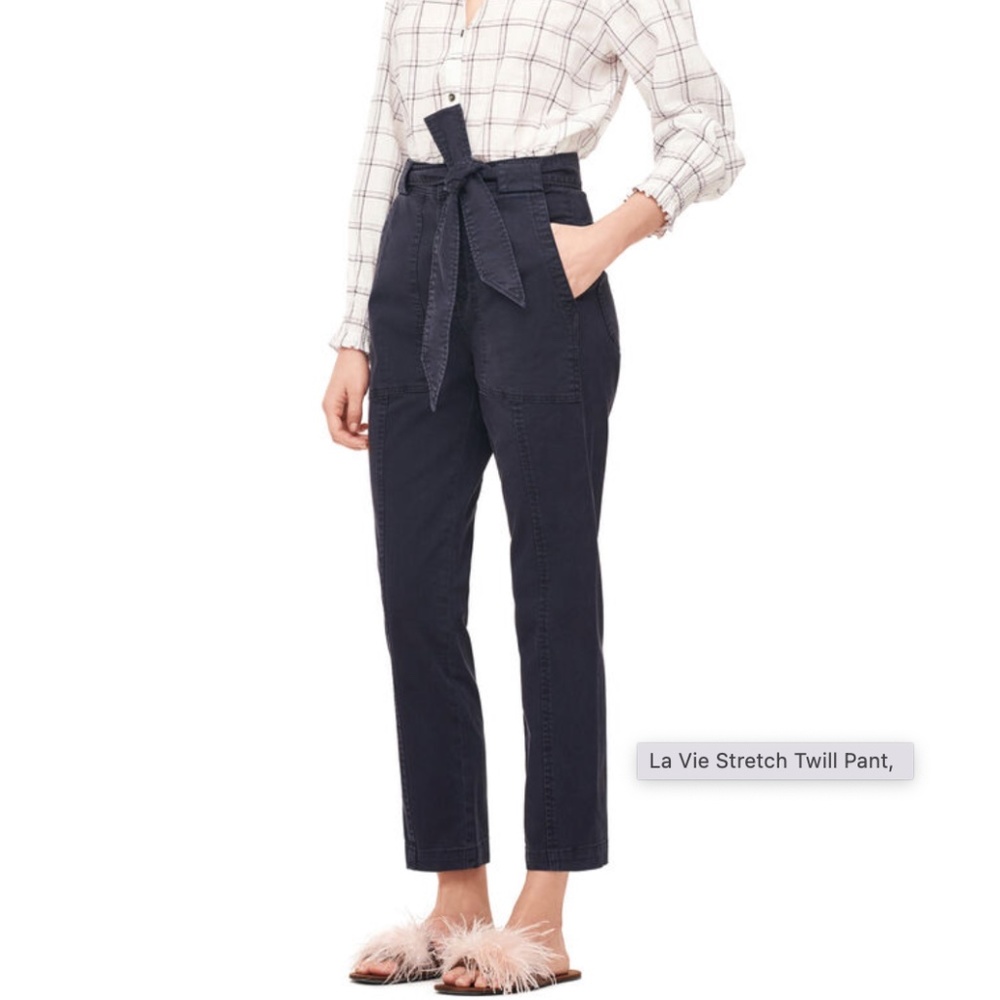 Rebecca Taylor LA VIE STRETCH TWILL PANT Size 28